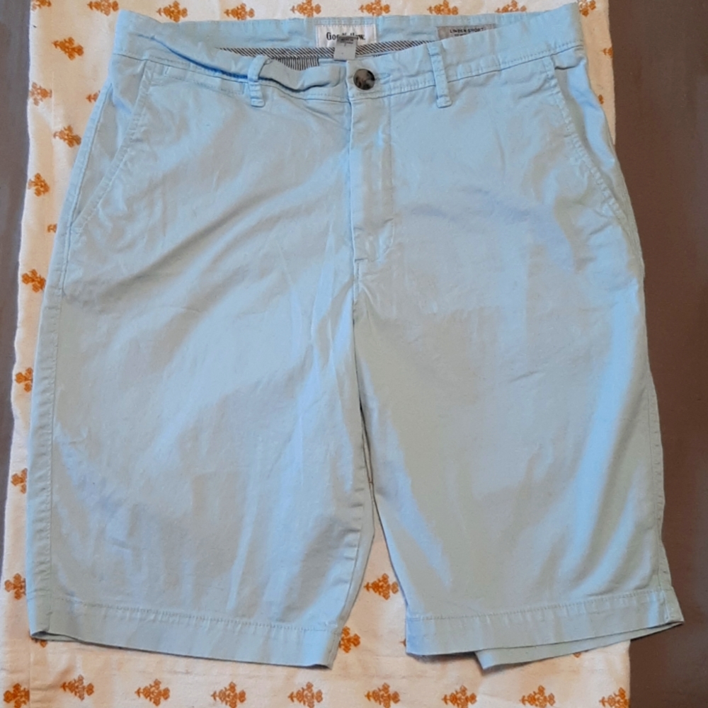 Blue shorts